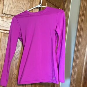 Champion Women's Vibrant Magenta Long Sleeve Tee